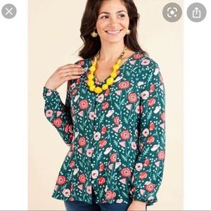Matilda Jane Yesteryear Floral blouse